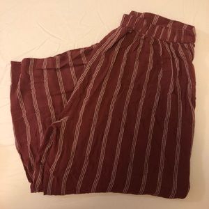 Flowy pinstripe pants